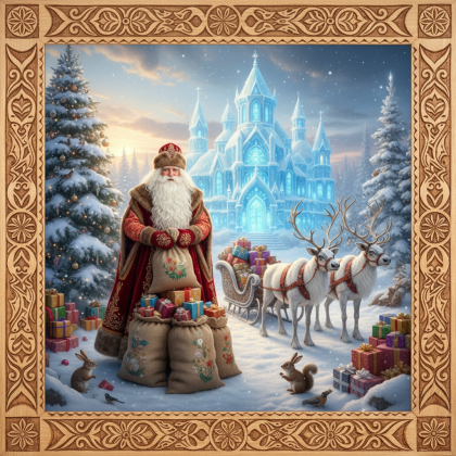 Именная статичная поздравительная открытка